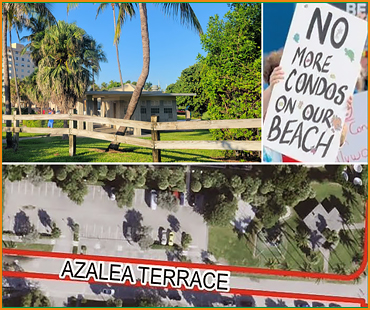 NO private condo tower on Hollywood public beach